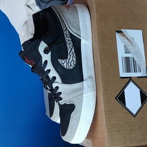 Nike Air Jordan 1 V.2 Low Black Grey Cement